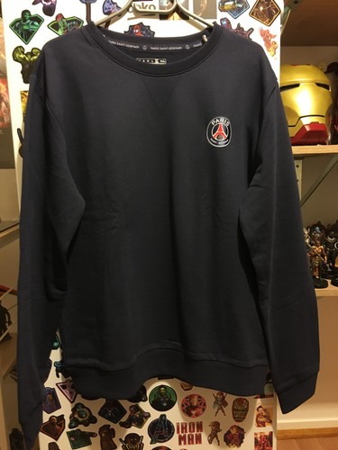 Sweat psg bleu foncé - foncé, col