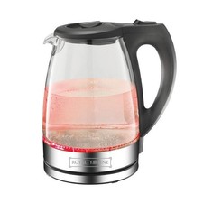Bouilloire électrique 1,7L en verre Rouge Royalty Line RLGWK22008355-RED