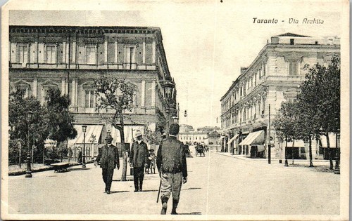 Italie taranto carte postale - italie,