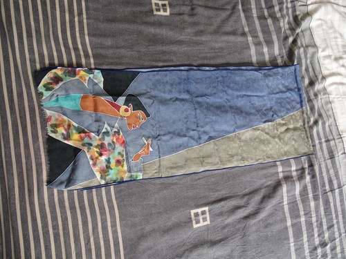 Foulard soie imprimé - en,