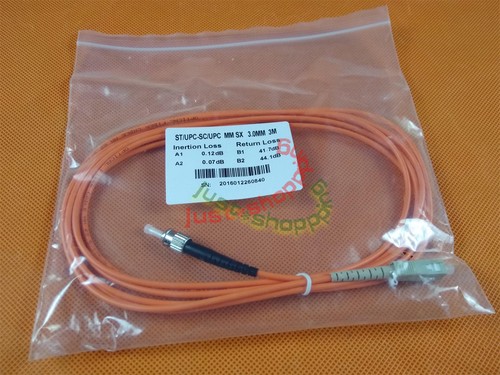 New fiber optic cable - st-sc,