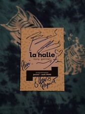Support Cartonne Dédicacée Autograph Pesquet Jen Slimane Vitaa Bruel Nolwenn