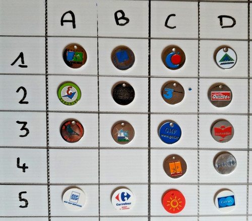 Clecad jetons caddie 1 - clecad, ou