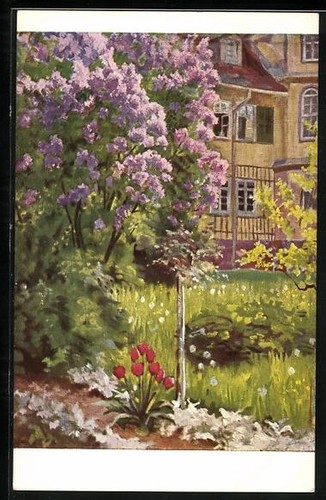Carte postale artiste - carte, g