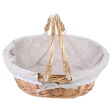 Panier Osier Pique De Bonbons