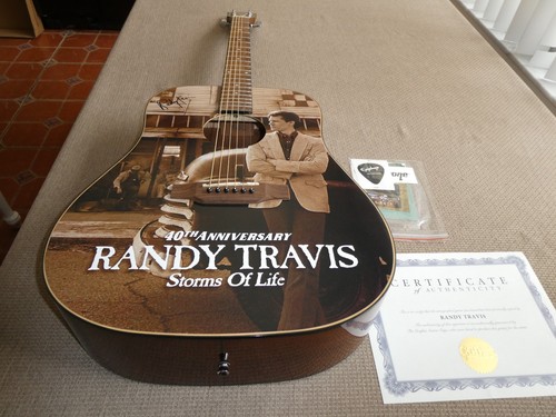 Randy travis signed - travis,