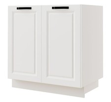 Armoire De Cuisine Évier 80Cm Mat Laqué Couleur Au Choix 67539535