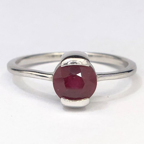 Bague ronde argent sterling - bague, en