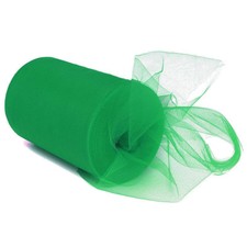 10m tulle 15cm vert - 15cm, fete