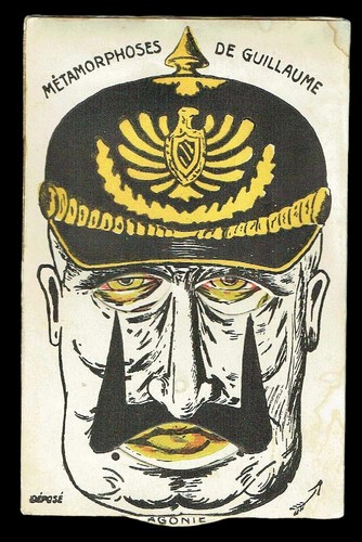 Carte postale anti - carte, anti-allemande