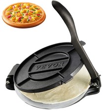 VEVOR Presse à Tortillas en Fonte Appareil Chapati Manuel 20 cm pour Crêpe Roti