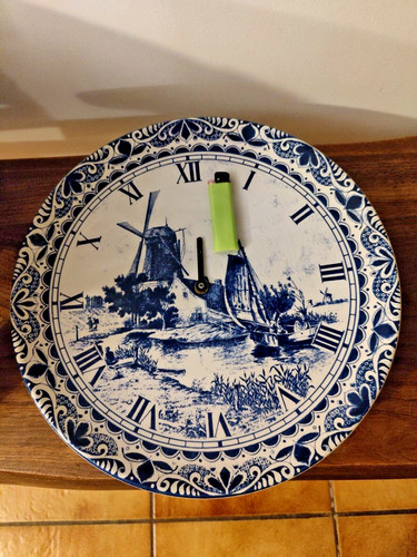 Ancien plat faience delfts - ancien,