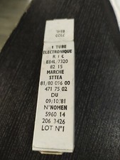 E84L Tube RTC  7320 MARCHE