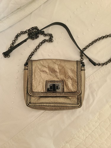 Mini sac main pochette cuir - sac, a