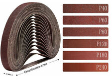 SATC 120 bandes abrasives 13 x 457mm MIX K40-60-80-120-180-240 pour ponceuse à