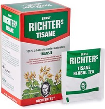 RICHTER Tisane 100% à base de plantes naturelles Transit 20 sachets 40 g lot ...