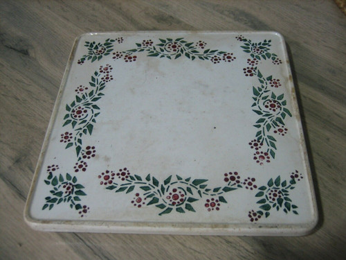 Ancien dessous plat faience