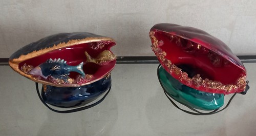 Lampes vintage céramique - lampes,