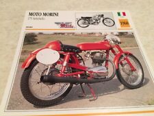 Carte moto Moto Morini 175 Settebello 1960 collection Atlas Italie