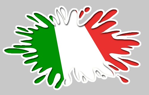 Sticker drapeau italie italien - italie,