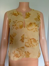 ARMAND VENTILO  débardeur vintage taille 38 en lin