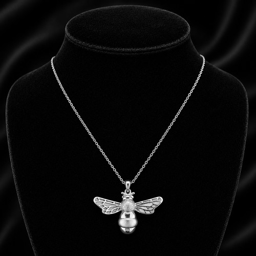 Pendentif abeille argent - pendentif,