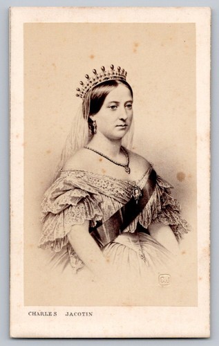 Cdv 1868 reine victoria - cdv,