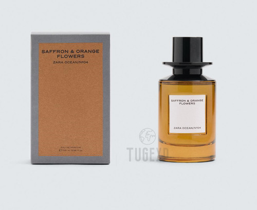 Zara safran orange flowers - zara, &