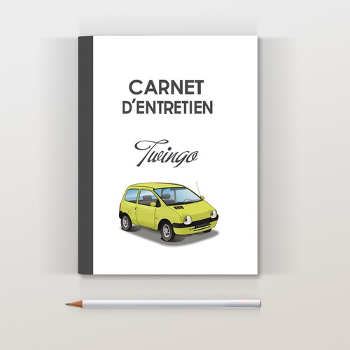 Carnet entretien twingo vert - carnet,