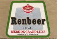 * ETIQUETTE BIERE BRASSERIE VANNORENBERGHE COUDEKERQUE BRANCHE