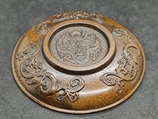 Ancienne assiette en bronze