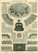 Gravure mode ancienne 1869 - de,