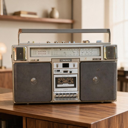 Boombox cassette stéréo