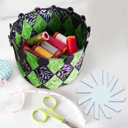 Tissé spirale rangement - 1, x