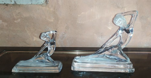 Paire sculpture figurine en - figurine,