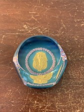 Boule presse papier masque Toutankhamon cristal de Saint Louis