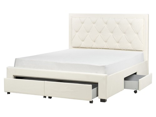 Lit glamour rangement double - rangement,