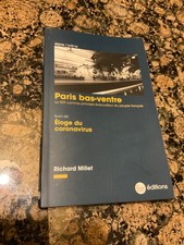 richard Millet : paris bas-ventre, ed nouvelle librairie 2021