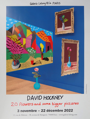David hockney flowers and - david, 20