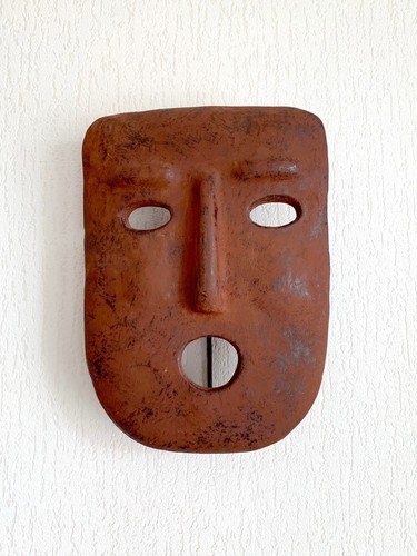 Masque terre cuite - masque, en