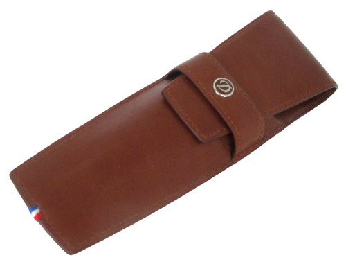 Etui cuir dupont marron - st,