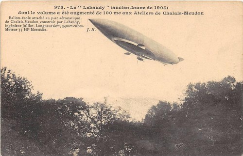 Cpa aerostation dirigeable - cpa,
