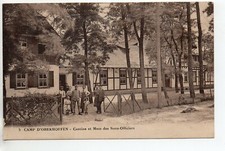 CAMP D' OBERHOFFEN  Alsace Bas Rhin CPA 67 cantine et mess des sous-officiers