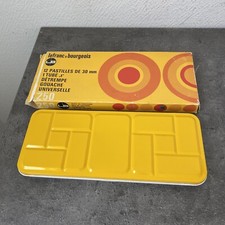 Ancien Coffret Boîte Lefranc Bourgeois Pastilles Tube Gouache Couleurs Vintage 