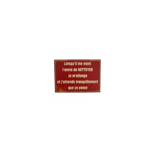 Plaque métal humour corse - métal,