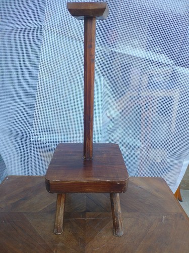 Pied table bois brutaliste - de,