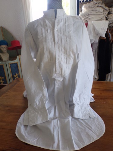 Chemise pan ancienne pour - à,