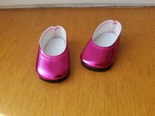 chaussure rose 55mm poupée