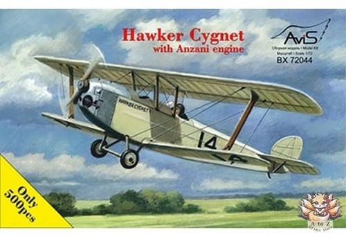 Hawker signet biplane - 1/72,