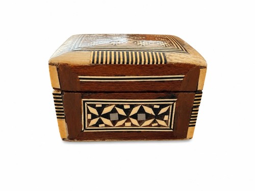 Boîte ancienne bois - boîte,